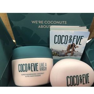 Coco & eve fig hair masque with tangle brush